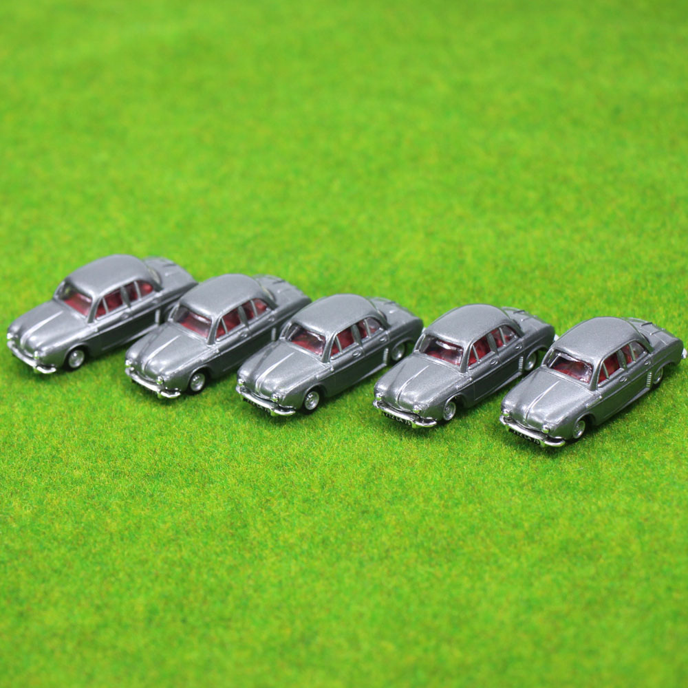 5PCS Model Cars Gray 1100 TT HO Scale for Building Railway Train